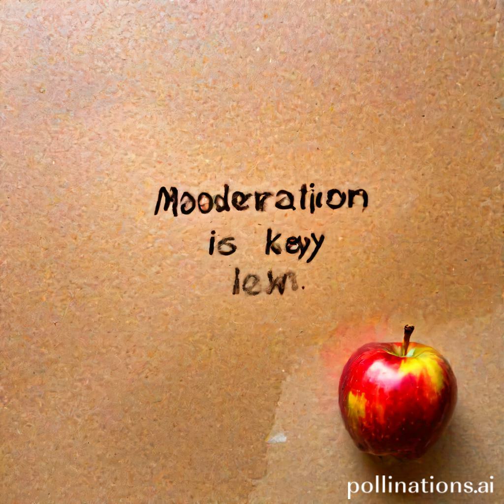 Moderation is Key