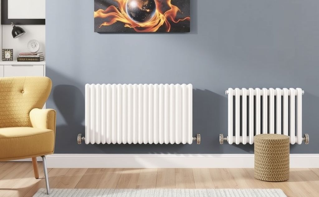 Modern central heating radiator design trends today