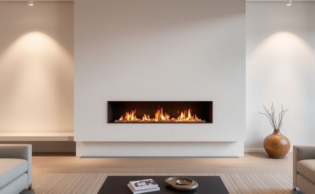 Modern gas fireplaces blend style and efficiency.