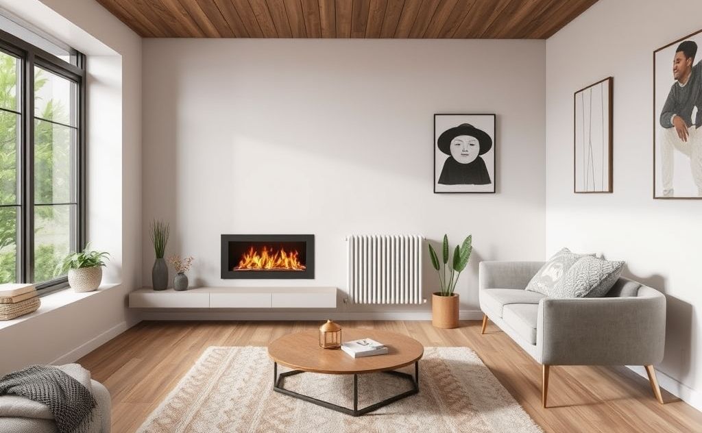 Modern heating blends with any interior style