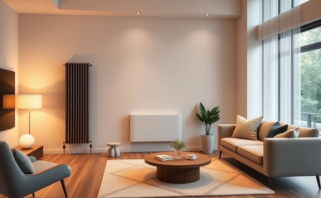 Modern heating enhances home beauty and comfort.