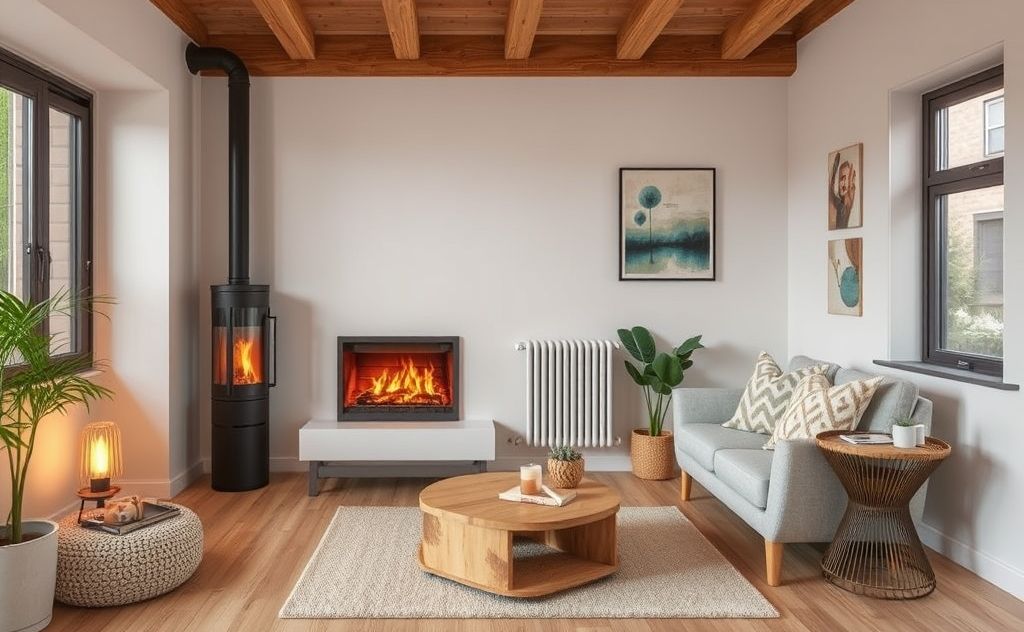 Modern heating solutions for a cozy home environment.