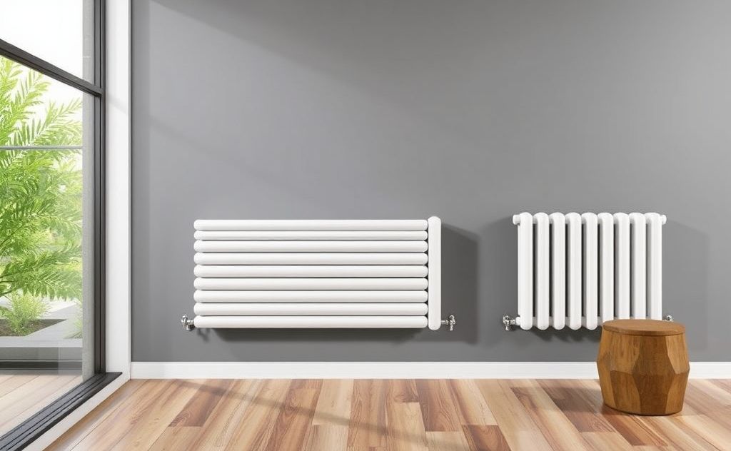 Modern hydronic radiator technology in action