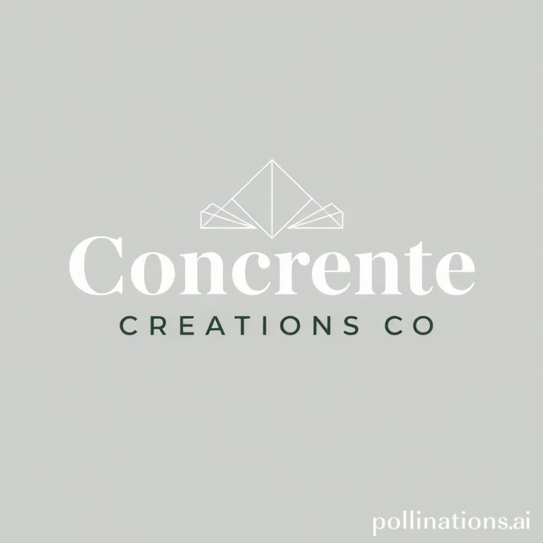Concrete Creations Co. Logo