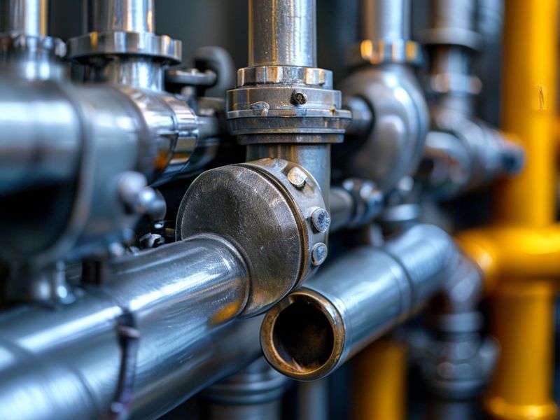 أدوات سباكة حديثة وإصلاح مواسير بدقة عالية