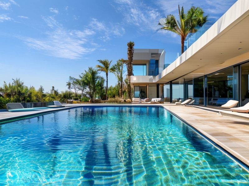 مسبح فاخر في فيلا بالرياض يعكس أهمية الصيانة الدورية