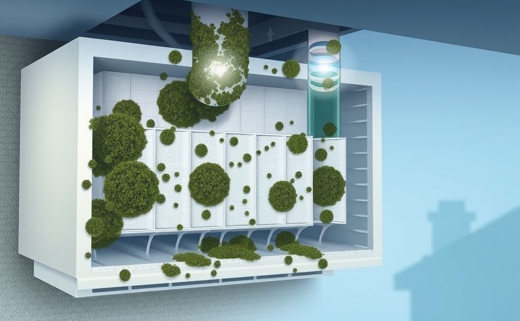 Mold effects on HVAC system efficiency