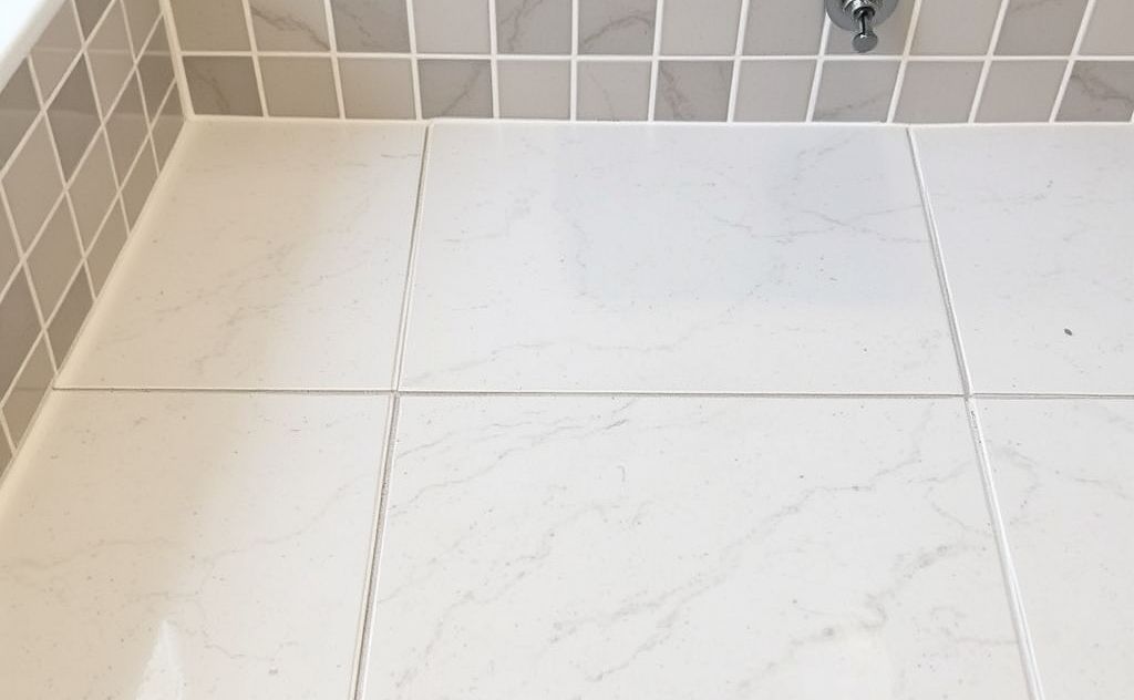 Mold resistant grout cleaner bathroom tiles