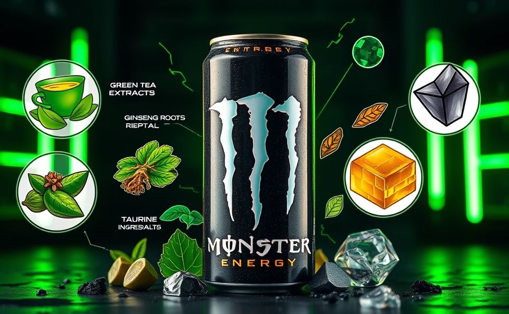 Monster Energy Drink unique specialty ingredients