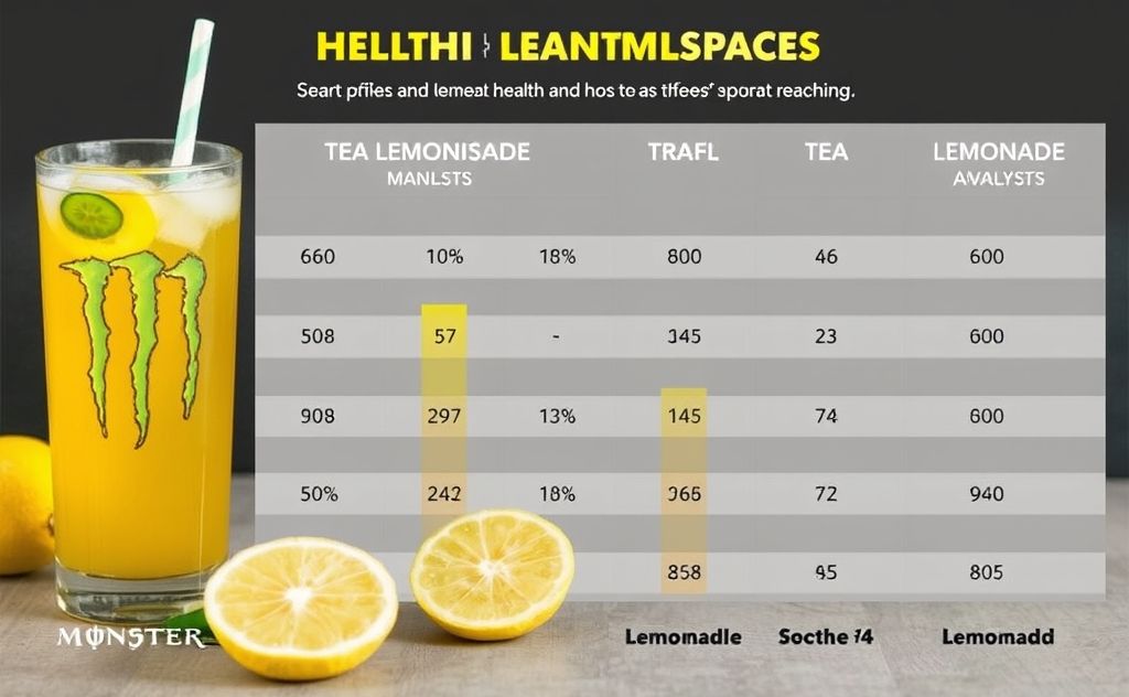Monster Rehab Tea Lemonade health effects analysis