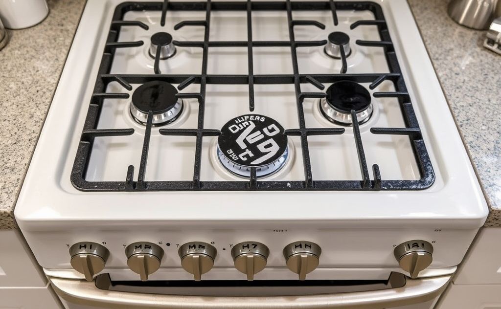 Monthly deep clean gas stove for maximum efficiency