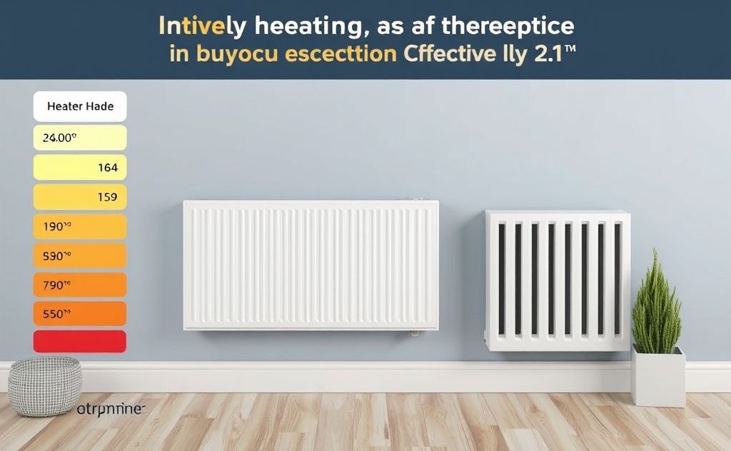 Monthly heating efficiency guide for optimal heater use