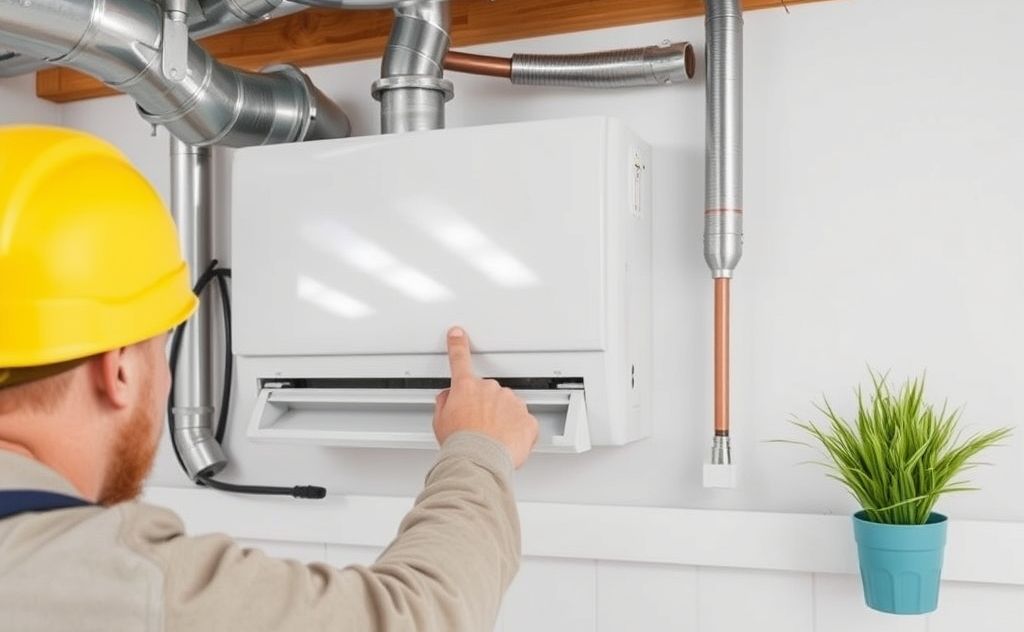 Monthly tasks for ducted central heater maintenance