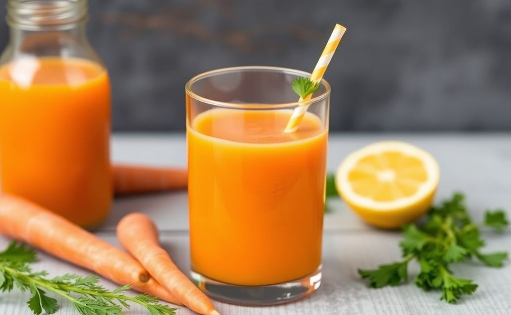 Morning carrot juice boosts health and energy