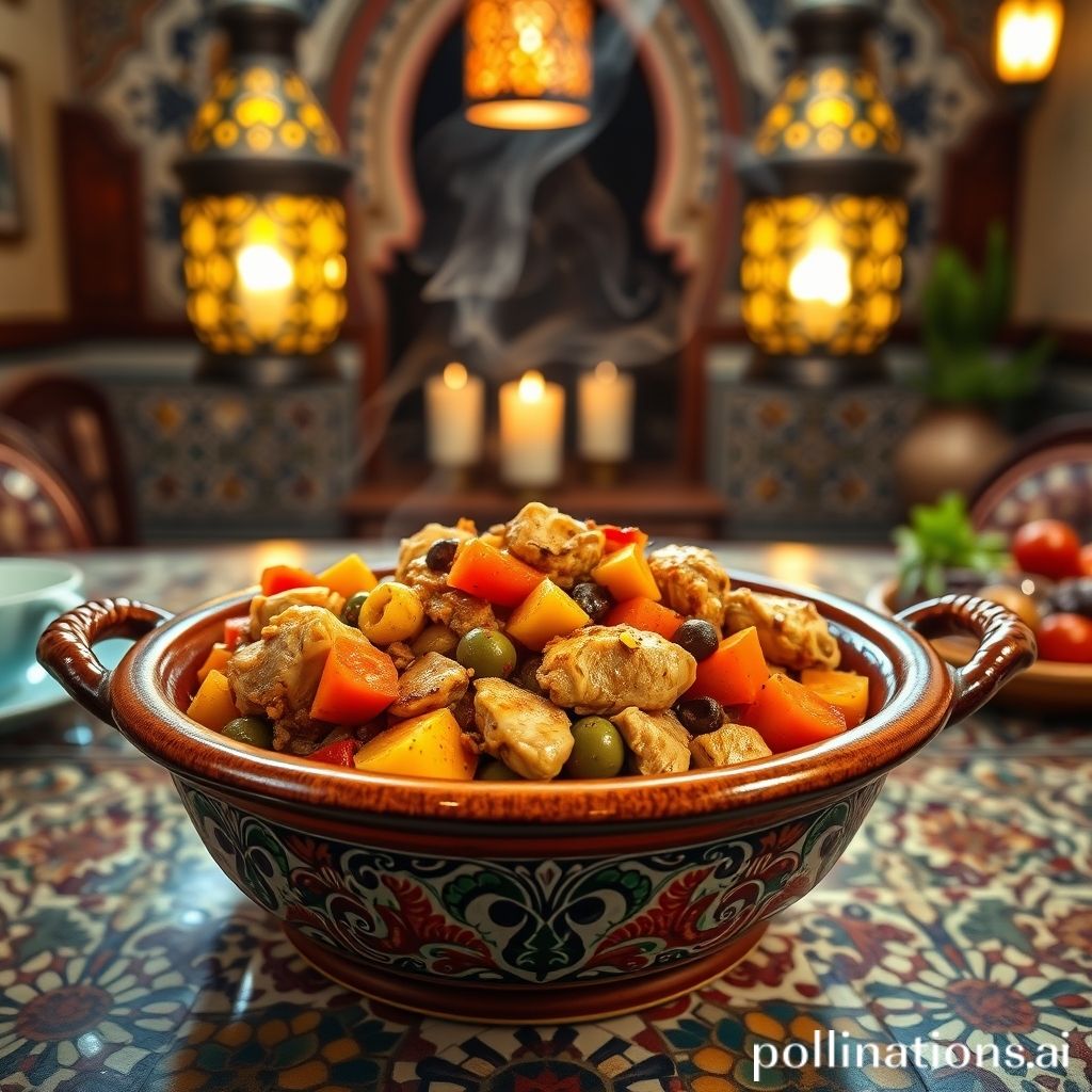 Moroccan Spiced Chicken Tagine