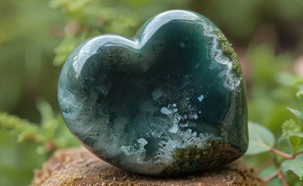 Moss agate and its connection to the heart chakra