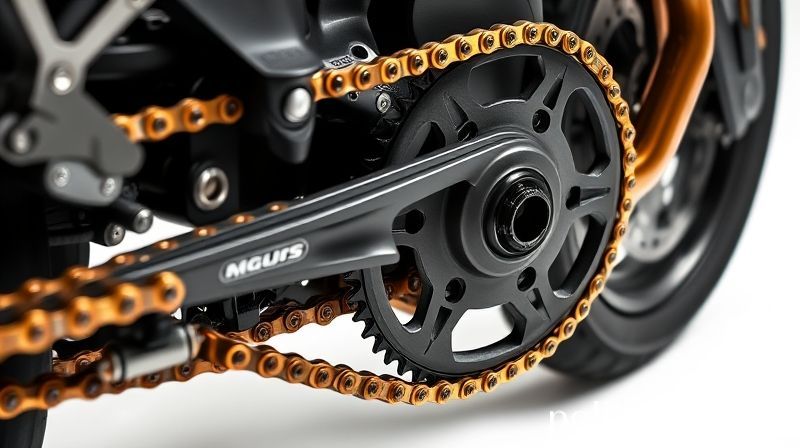 Set rantai dan gear motor