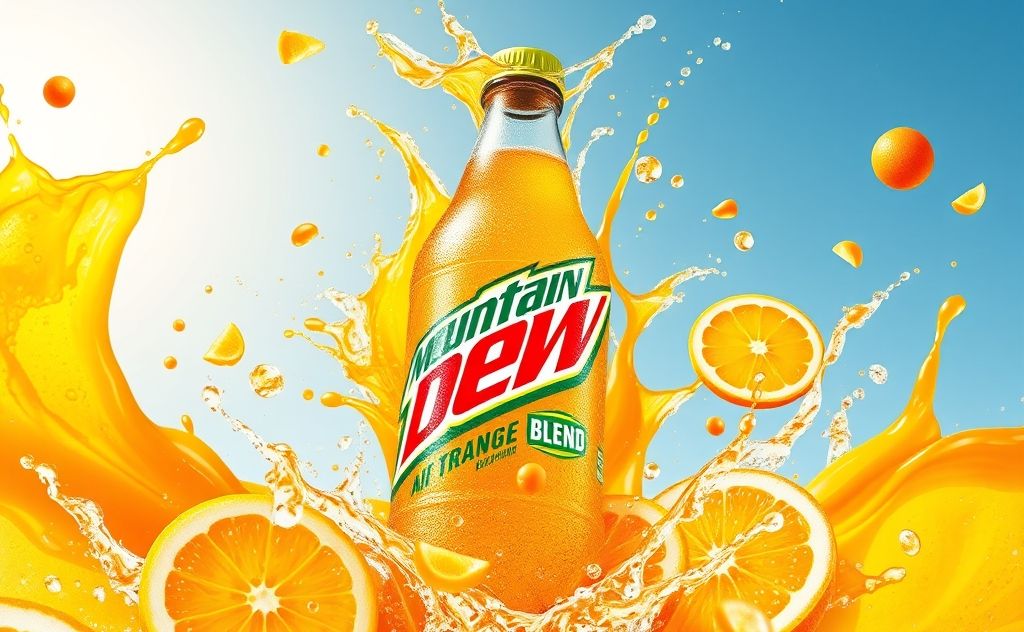 Mountain Dew orange flavor and citrus blend