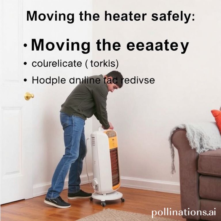 Moving the heater safely