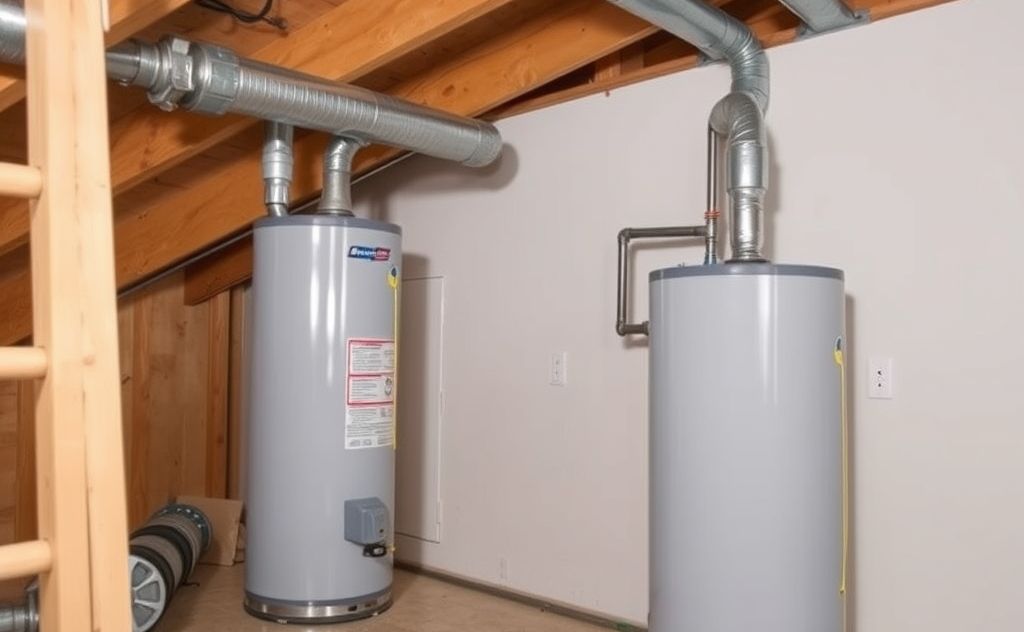 Moving water heater to attic safely steps guide