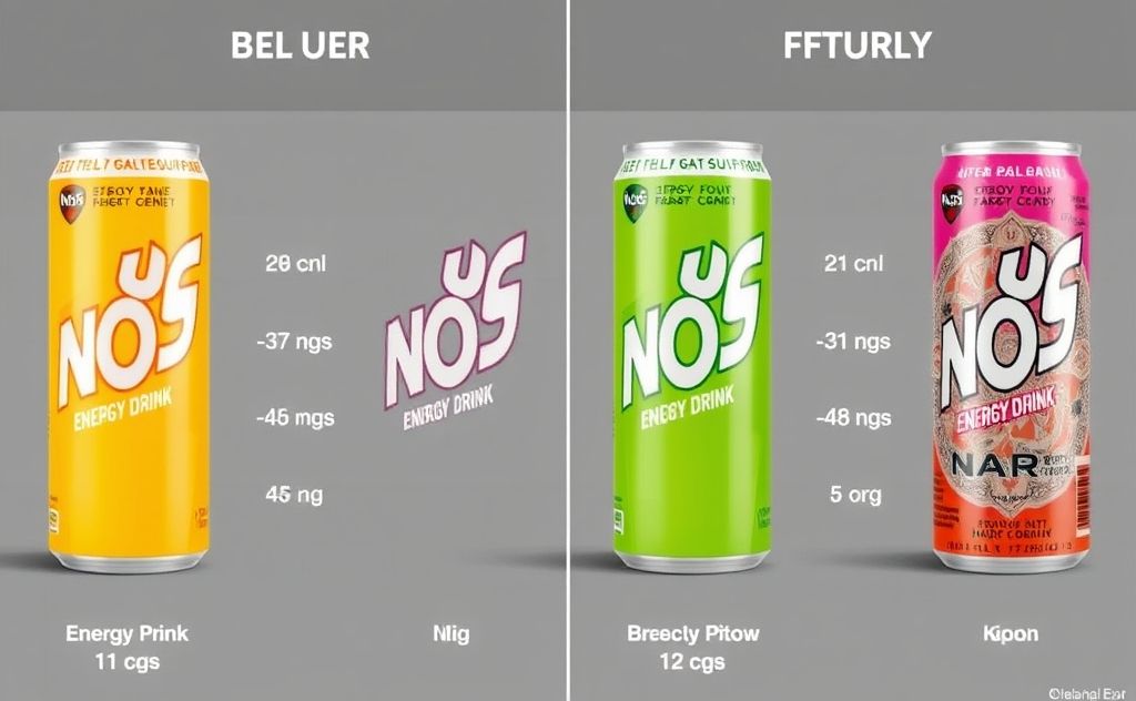 NOS Energy Drink flavor profile comparison