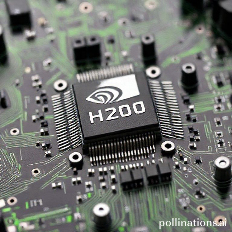 엔비디아 H200 AI 칩 이미지