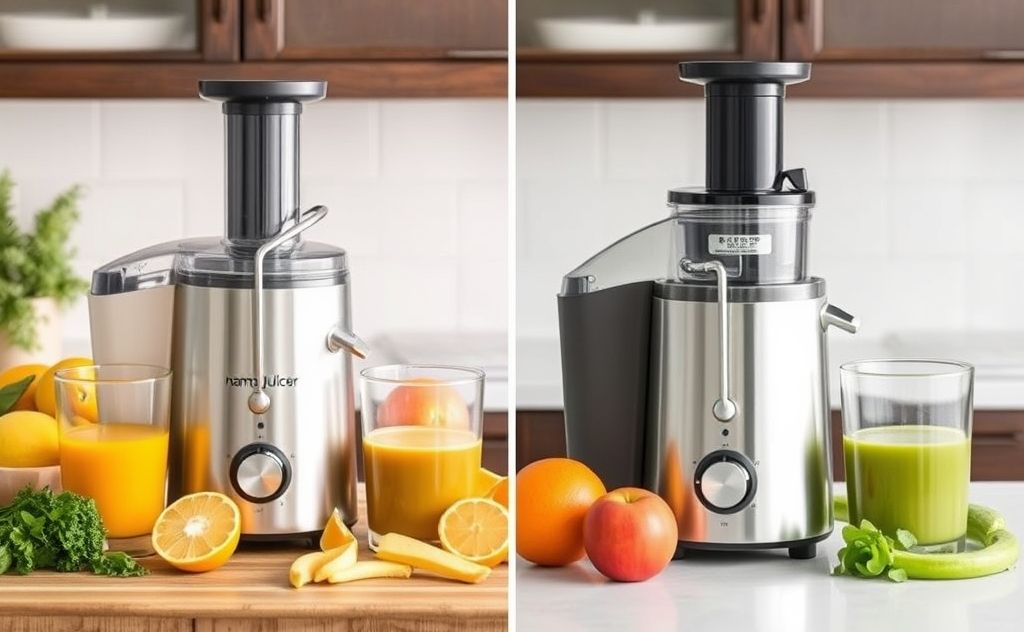 Nama Juicer comparison with Omega Juicer