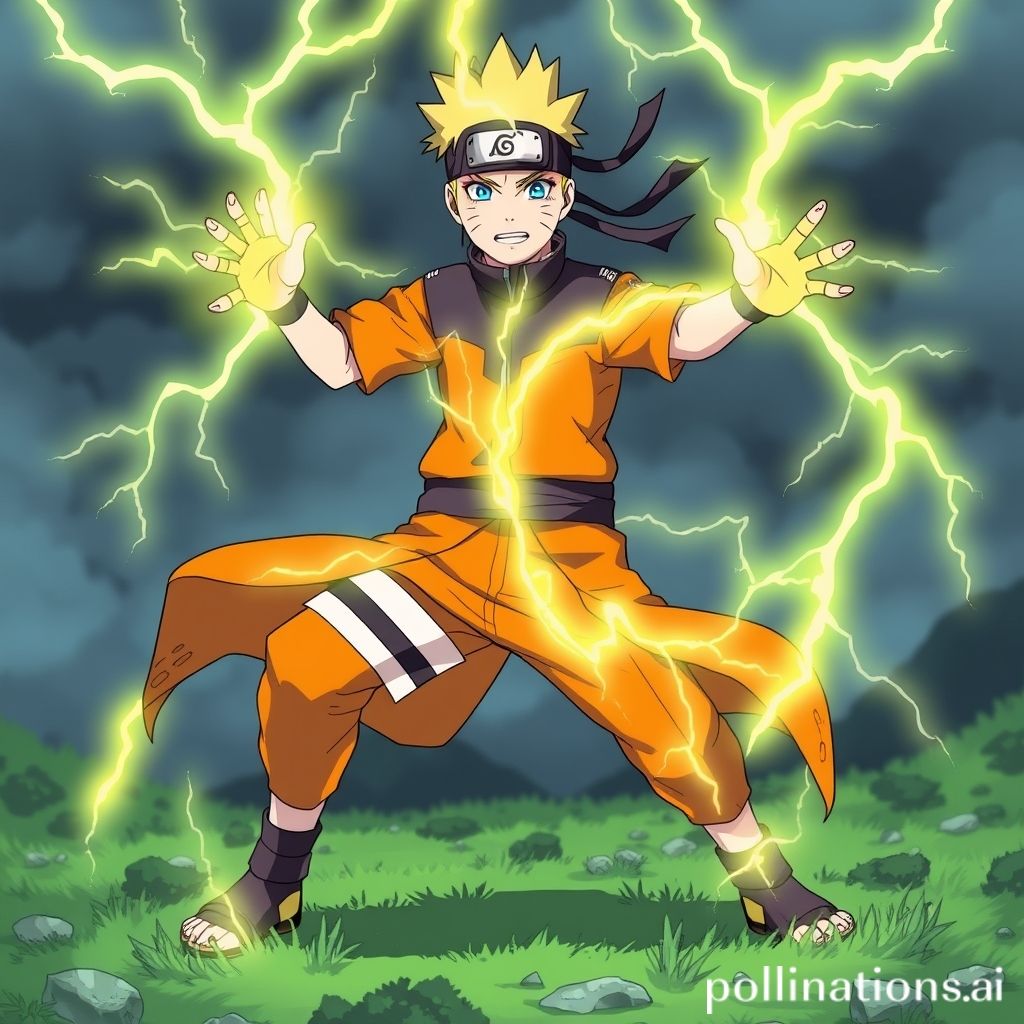 Naruto's Tertiary Chakra Nature. Lightning Style