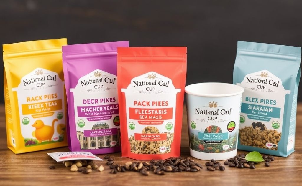 National Cup Tea Bags with unique flavors