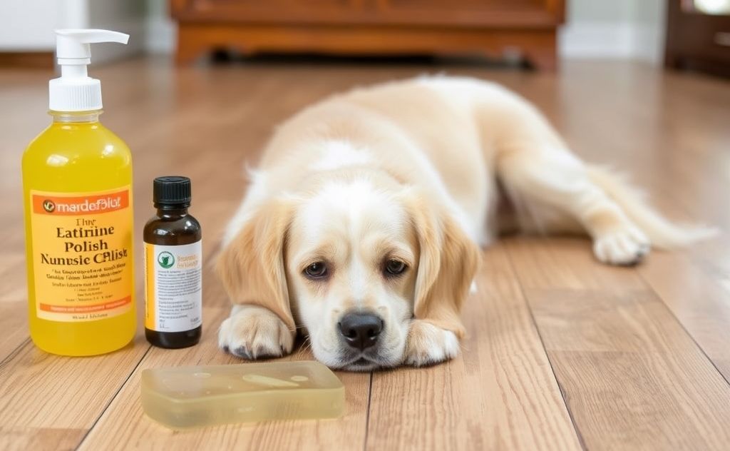 Natural DIY floor polish for pets