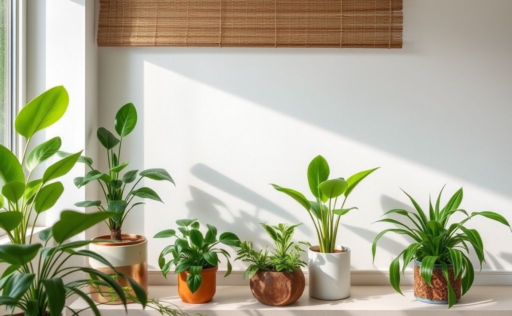 Natural air purifiers using plants for better air