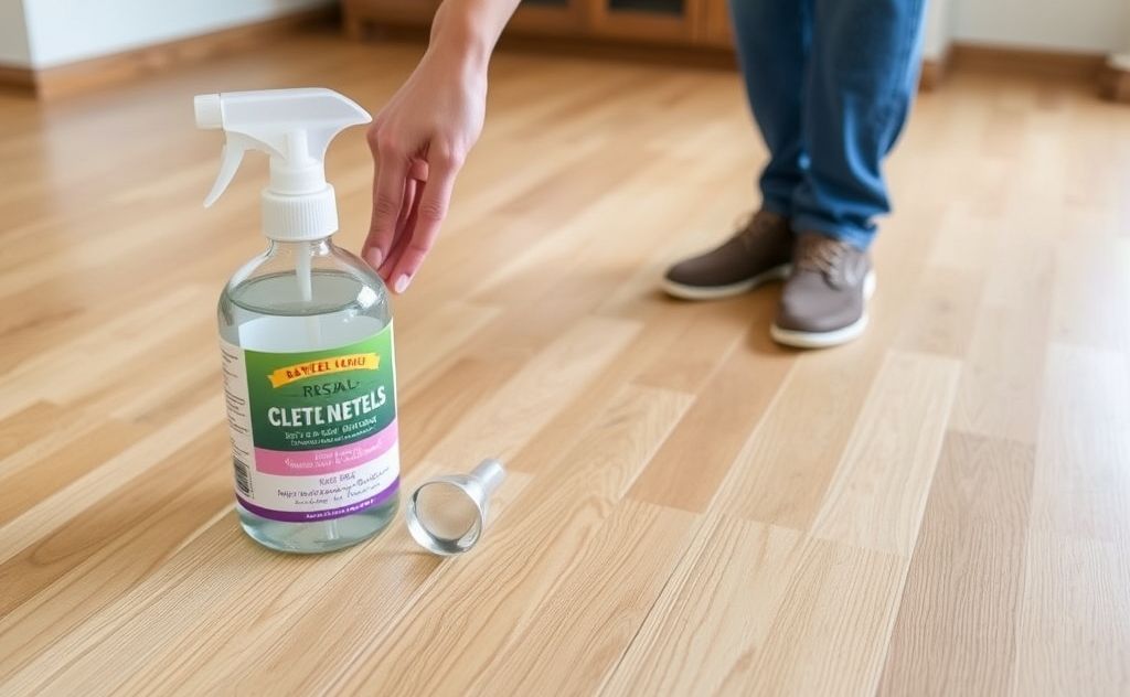 Natural cleaner for laminate floors