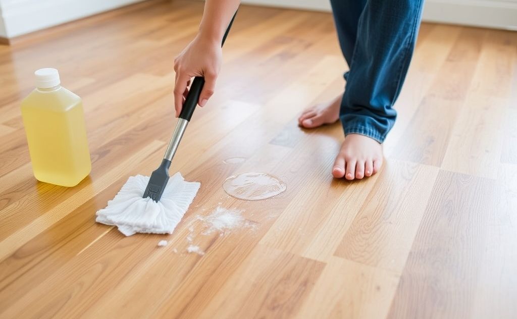 Natural cleaning for hardwood floors