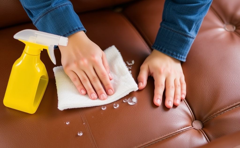 Natural cleaning tips for leather furniture