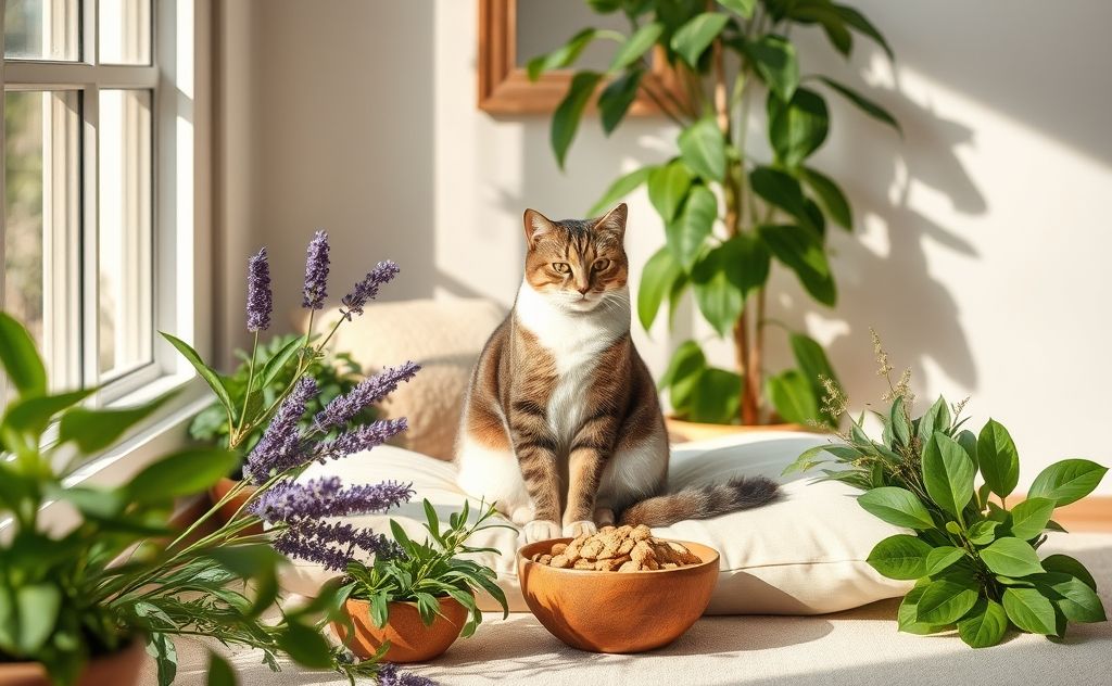 Natural flea repellent for cats