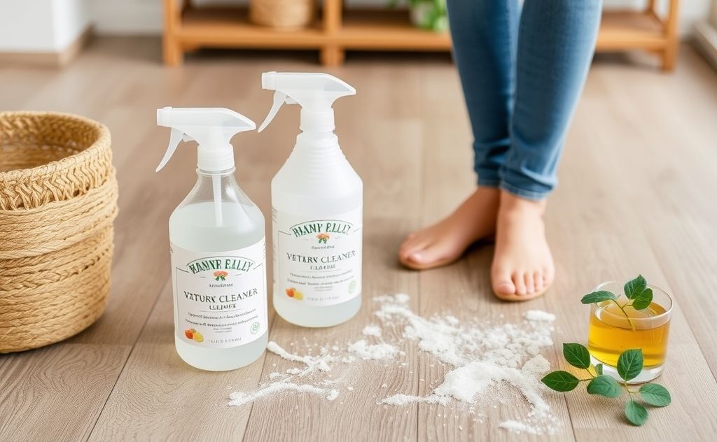 Natural floor cleaners using eco-friendly ingredients
