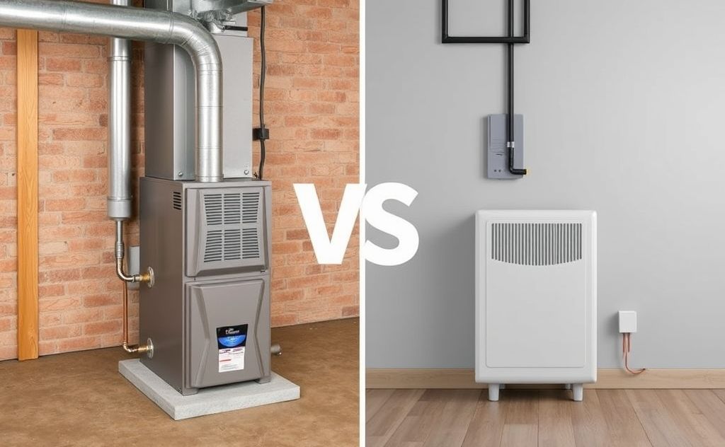 Natural gas furnace versus electric heater showdown