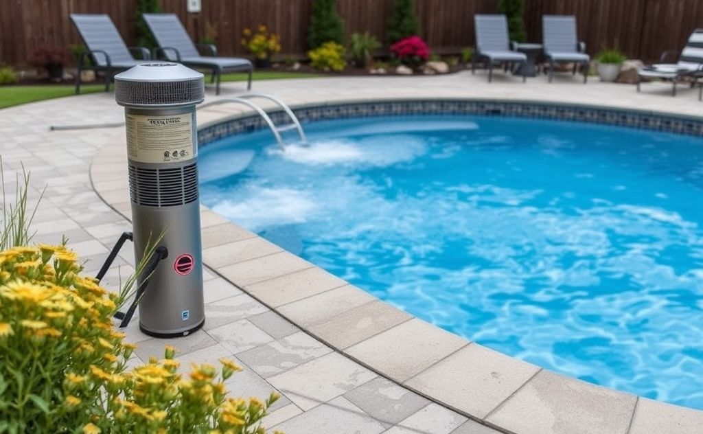 Natural gas heater for warm inground pool enjoyment