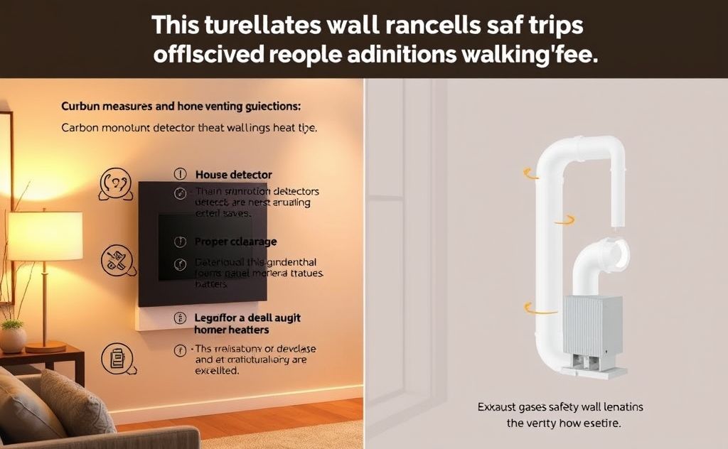 Natural gas wall heater safety and venting essentials.