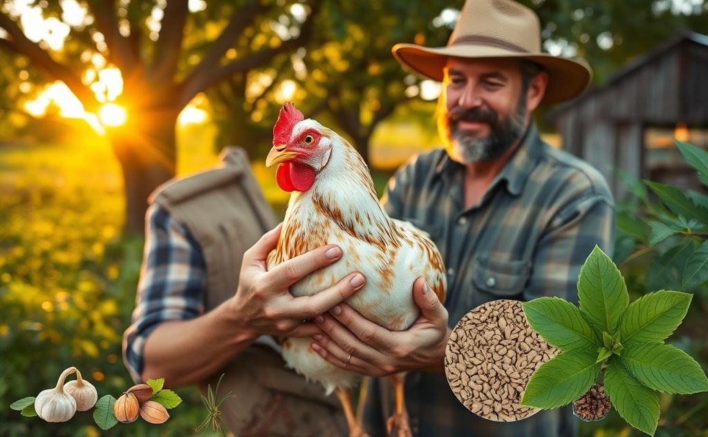 Natural methods for deworming chickens explained