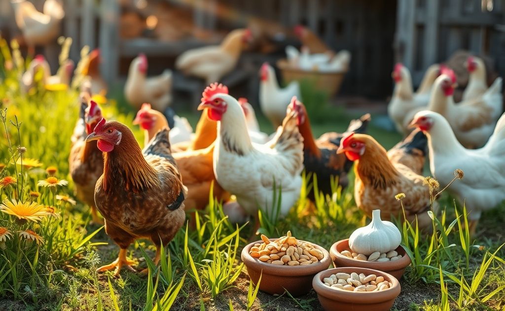 Natural methods for worming chickens safely