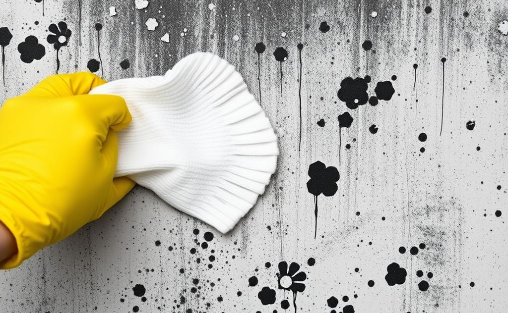 Natural methods to remove black mould silicone