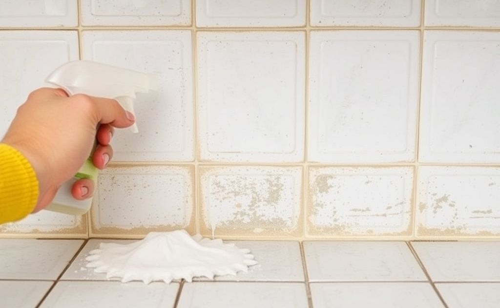 Natural mold remover for kitchen tiles