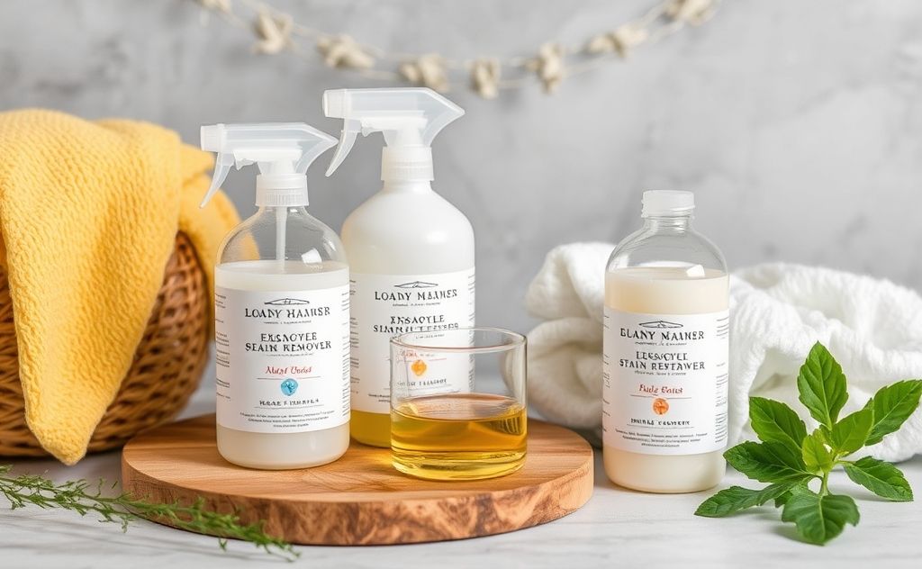 Natural stain removers for eco-friendly laundry