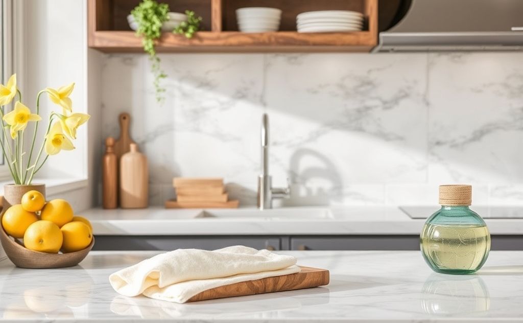 Natural ways to clean countertops safely and effectively