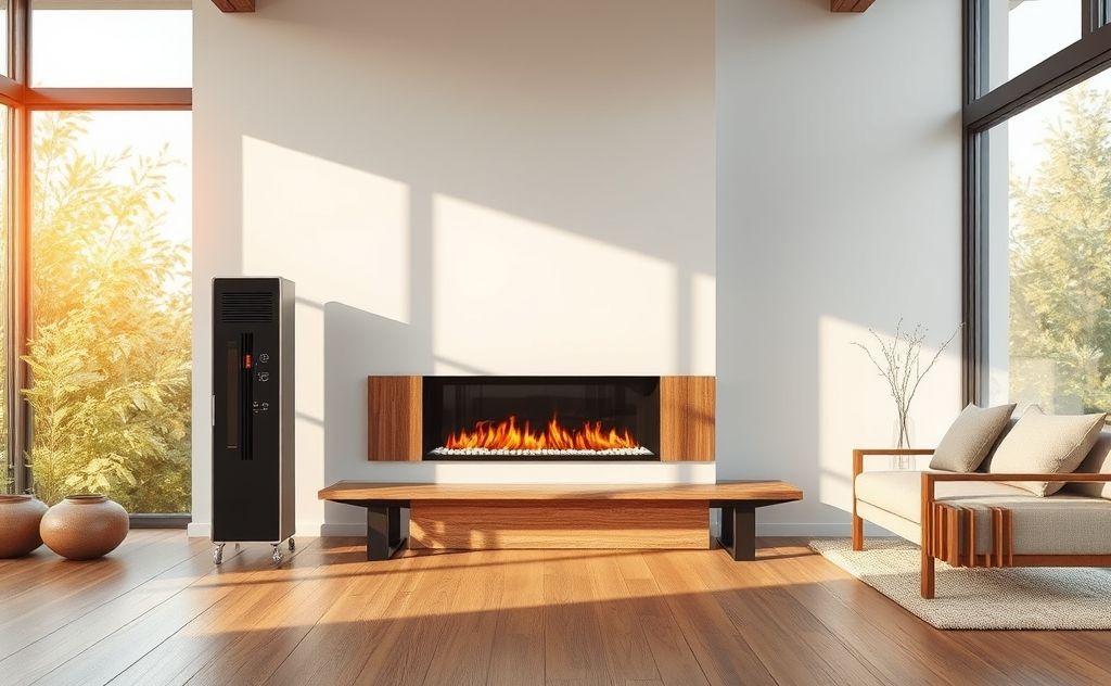Nature elements enhance modern heater design