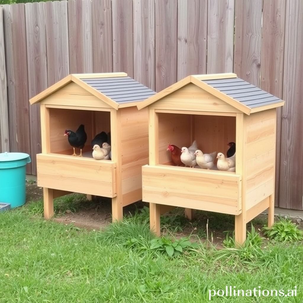 how many nesting boxes for 20 chickens