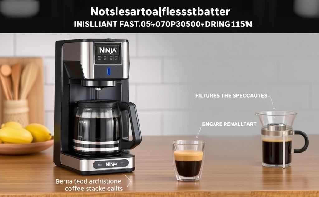 Ninja Coffee Maker features no need for filters