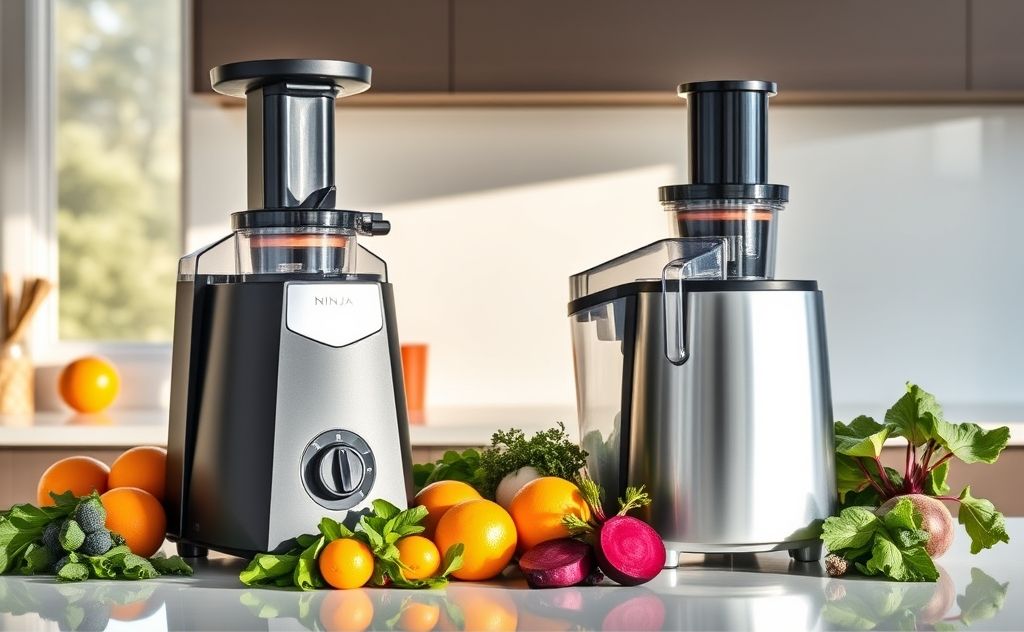 Ninja NeverClog Cold Press Juicer comparison