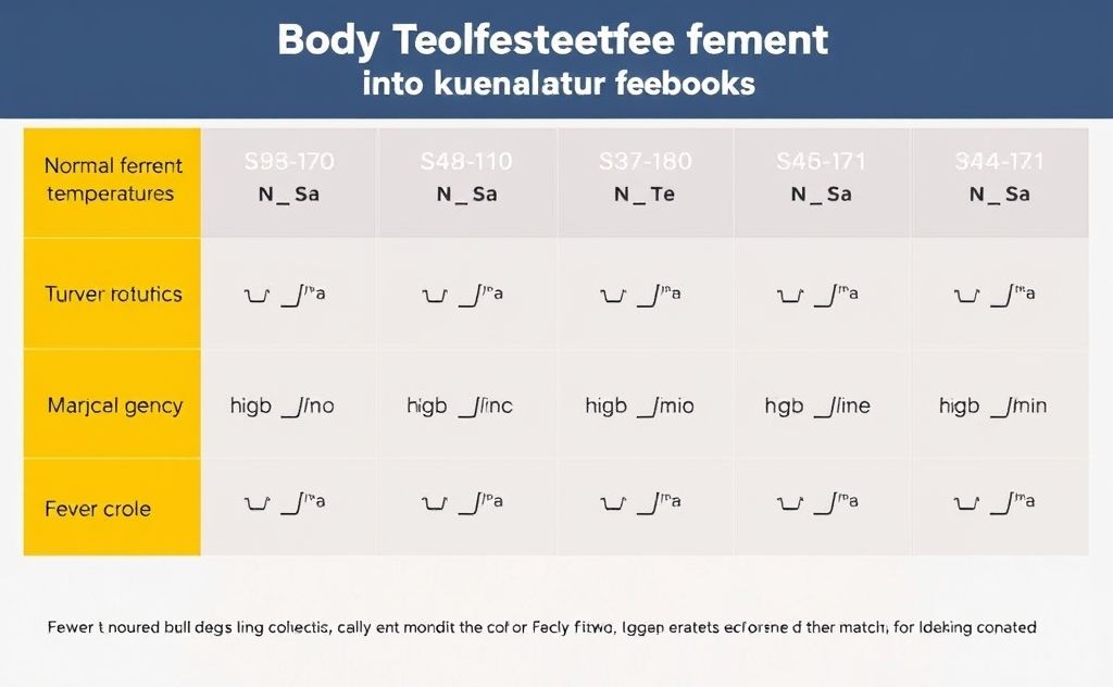 Normal body temperature and fever classification